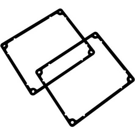 Silikondichtung 120 mm schwarz für Hammond Gehäuse Serie 1550M – 1550MSGASKET