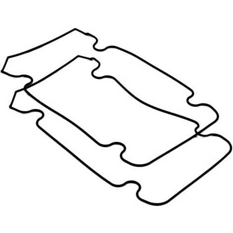 Silikondichtung für Hammond Serie 1553W, 143 x 85 x 1 mm, schwarz, IP65 (1553WDGASKET)