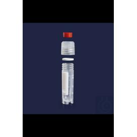 ISOLAB Kryoröhrchen 5 ml, PP, steril, freistehend, mit Silikondichtung