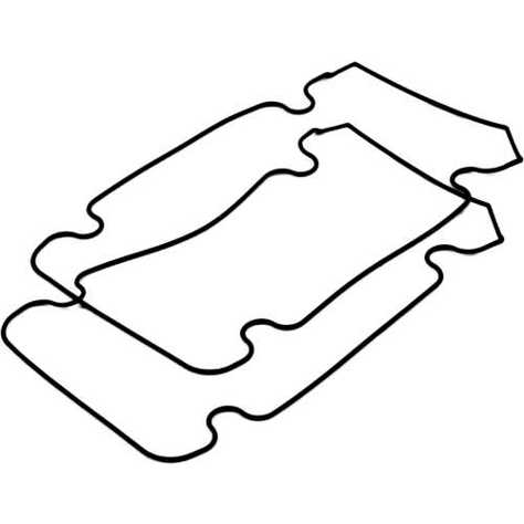Silikon-Dichtung schwarz 113 x 74 x 2 mm für Hammond Serie 1553W | IP65 | 1553WBGASKET