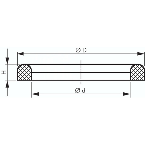 Milchgewindedichtung DN 32 aus PTFE (weiß) | 36x46x5 mm | FDA-konform