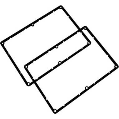 Hammond 1550ESGASKET Silikondichtung 172 mm, schwarz, für Gehäuse der Serie 1550E