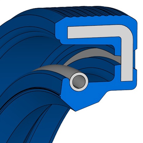 Wellendichtring Simmerring® BAUM mit Feder | DIN 3760 Typ A (BAU3X2) | 60 x 110 x 10 mm | NBR 72 / 902