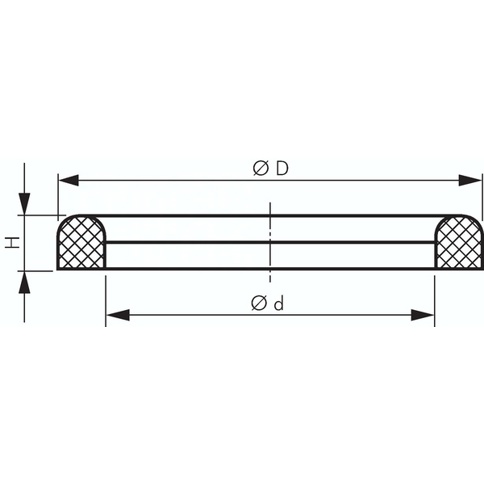 Milchgewinde-Dichtung DN 10 | FKM / PTFE vollummantelt | 12x20x4,5 mm | FDA-konform