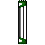 SKF Radial-Wellendichtring Form G 35x42x4 mm | einlippig | NBR