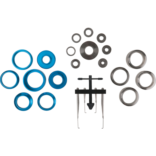 Wellendichtring & Simmerring Montagewerkzeug-Satz 24-tlg. | 21,5–64 mm | Kurbelwelle, Nockenwelle | Werkzeugstahl im Koffer
