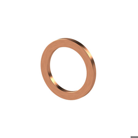Dichtring aus Kupfer für Gewinde G 1/8 | bis 250 °C | 10,2 x 13,4 x 1,5 mm | 100 Stk.