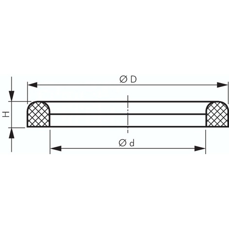 Milchgewinde-Dichtung DN 25 aus Silikon (natur) | 30x40x5 mm | FDA-konform