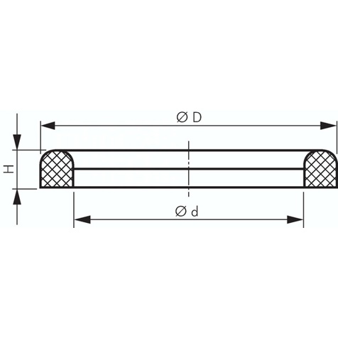 Milchgewinde-Dichtung DN 100 | PTFE weiß | 104x114x6 mm | FDA-konform