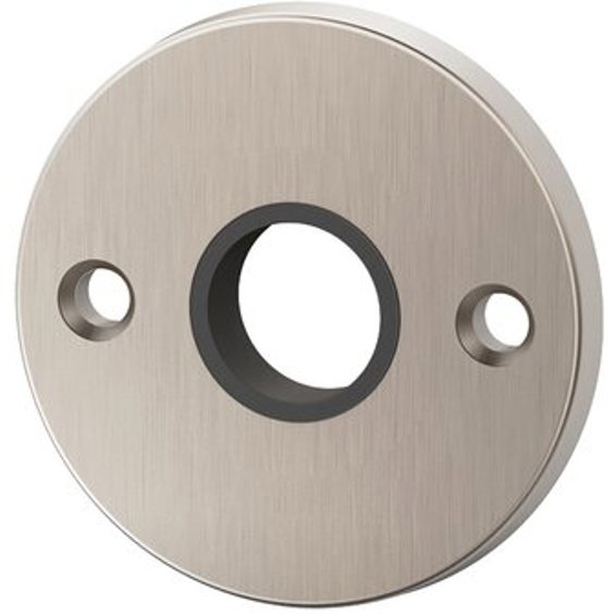 Drückerrosetten MEGA 34.140 Zink vernickelt matt, rund 55/5 mm, Führung 16 mm, mit Führungsring 34.040