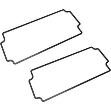 Silikondichtung 125 x 80 x 2 mm, schwarz, IP66 – Ersatzdichtung für Hammond Serie 1550Z (1550Z109GASKET)