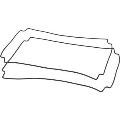 Silikondichtung 240 mm, schwarz, für Hammond Gehäuse Serie 1554V | 1554VGASKET