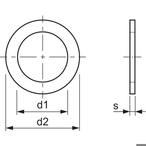 Reyher Dichtring DIN 7603 Form A, Kupfer, 14 x 20 x 1,5 mm (100 Stück)