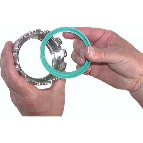 Tankwagenkupplung Dichtung MK/MB 100 | FKM/PTFE vollummantelt | 114 x 100 x 7 mm | MKDR100VPO