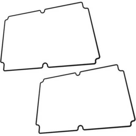 Hammond Silikondichtung 1550Z124GASKET | 171 x 121 x 2 mm | Schwarz | IP66 | für Gehäuseserie 1550Z