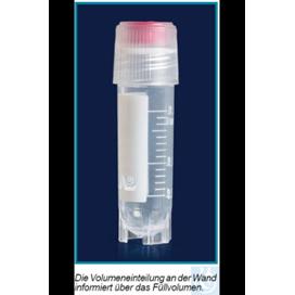 ISOLAB Kryoröhrchen 5 ml, PP, steril, freistehend, mit Silikondichtung