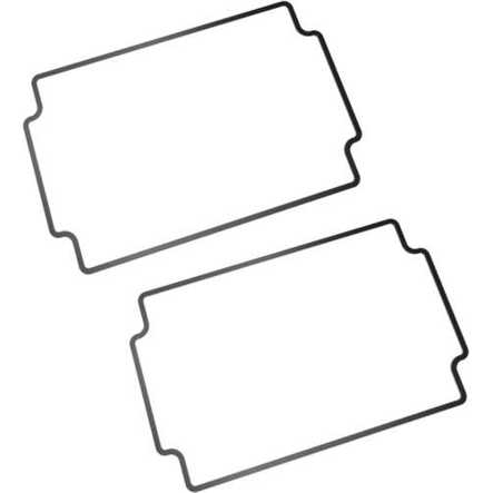 Silikondichtung 148 x 108 x 2 mm, schwarz, IP66 – Ersatzdichtung für Hammond Serie 1550Z (1550Z116GASKET)