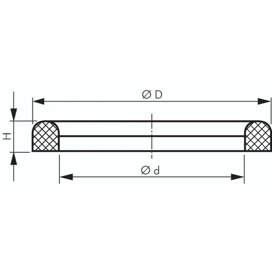 Milchgewinde-Dichtung DN 65 | PTFE weiß | 71x81x5 mm | FDA-konform