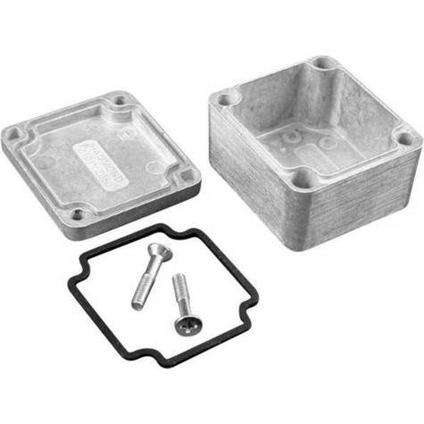 Hammond Electronics 1550Z101GASKET Silikon-Dichtung, schwarz, 50 x 45 x 2 mm, 2 Stück