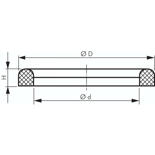 Milchgewinde-Dichtung DN 80 | PTFE weiß | 85x95x5 mm | FDA-konform