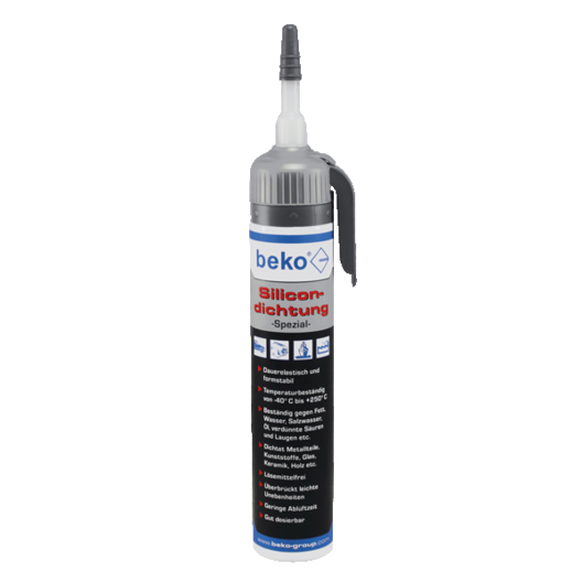 beko Silicondichtung Spezial schwarz 200 ml – dauerelastisch, bis +250 °C